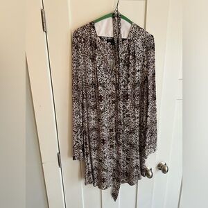 Sanctuary Dress-size M-tie for around waist- cute with tall boots for fall